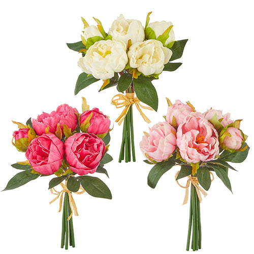 10.5" Real Touch Peony Bundle