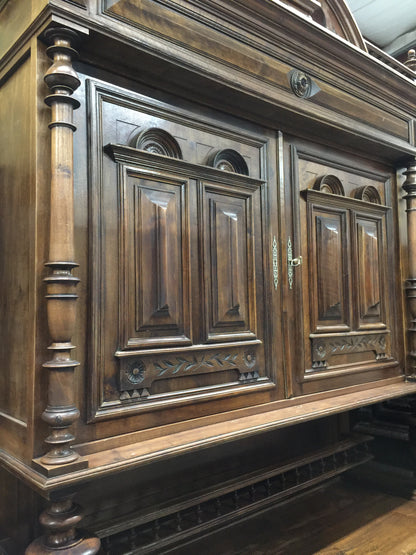 Tall Renaissance Cabinet 111h64w24d