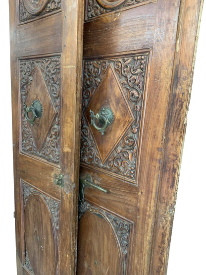 Teak Door Set 21x88.5each