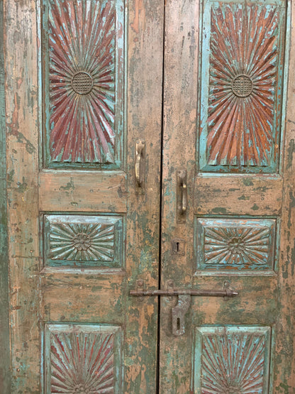 Turquoise Teak Doors 22x82ea