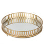 Mirrored Round Tray 18"dia