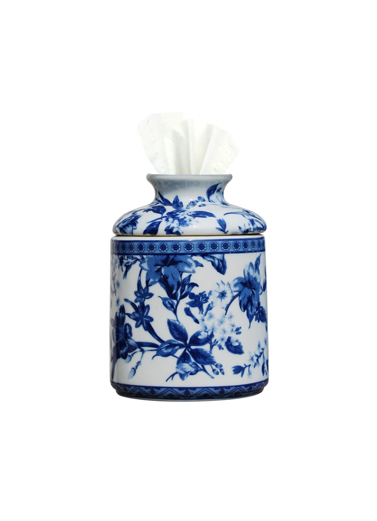 Blossom Tissue Holder 7"