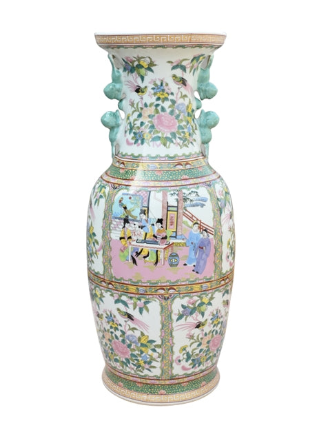 Rose Canton Vase 24"