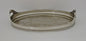 Nickel Oval Tray Etched 21x16