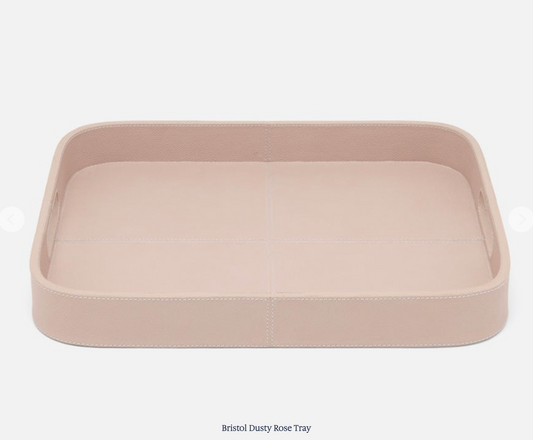 Bristol Dusty Rose Rect. Tray