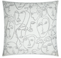 Abstract Faces Pillow 24x24