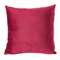 Velvet Pillow Red 18x18