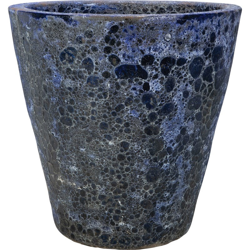 18.5 in. Vaso Planter - Blue Lava