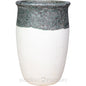 20 in. Tarsus Jar Tall Shoreline/White