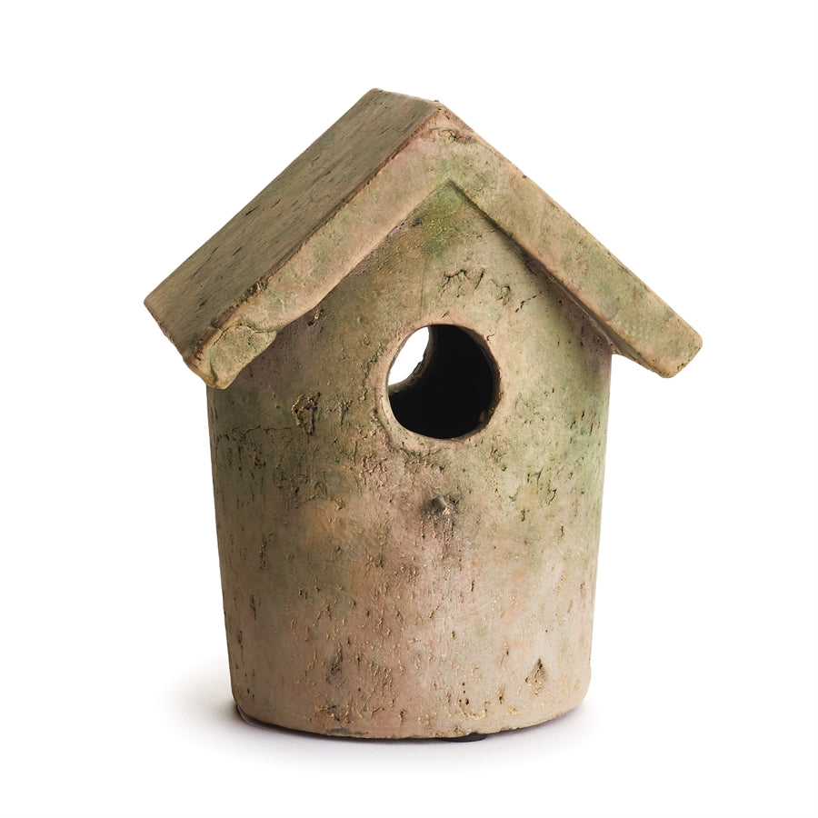 Weathered Deco Bird House SM