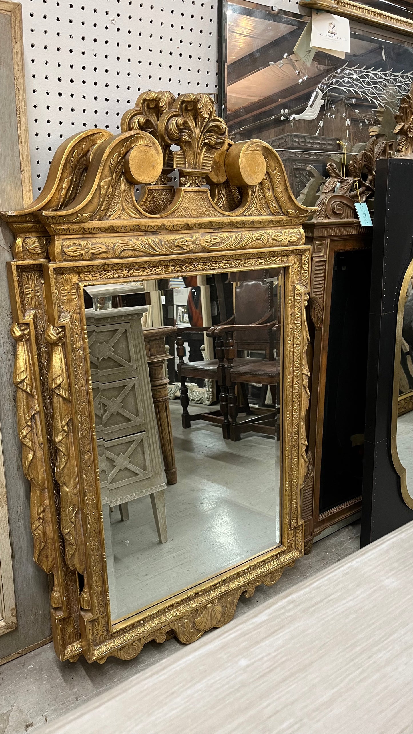 PAIR Vintage Mirrors 28x52