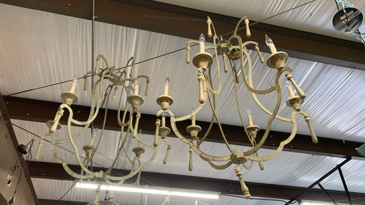 PAIR Metal Chandeliers