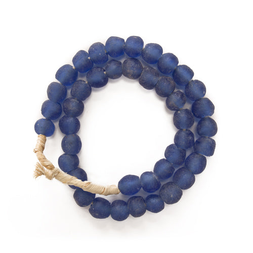 SM Sea Glass Beads Cobalt