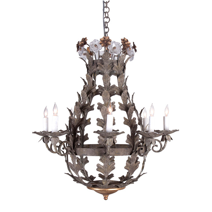 Moneta Lantern Chandelier 25x32h