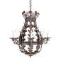 Moneta Lantern Chandelier 25x32h