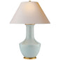 Ice Blue Lamp 32"h