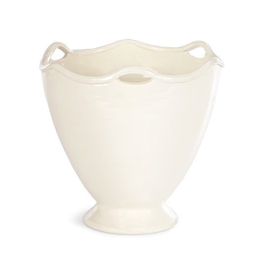 Serafina Footed Urn White 11"