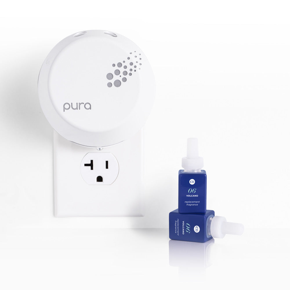 Pura Diffuser Smart Device+ popular 2 Volcano Scent Refills -Brand New Set-